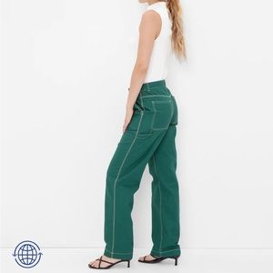 GAP High Rise '90s Loose Carpenter Pants with Washwell